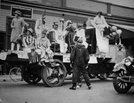 Massey Agricultural College Capping Day procession truck