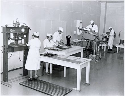 Manufacture of milk biscuits, New Zealand Dairy Research Institute