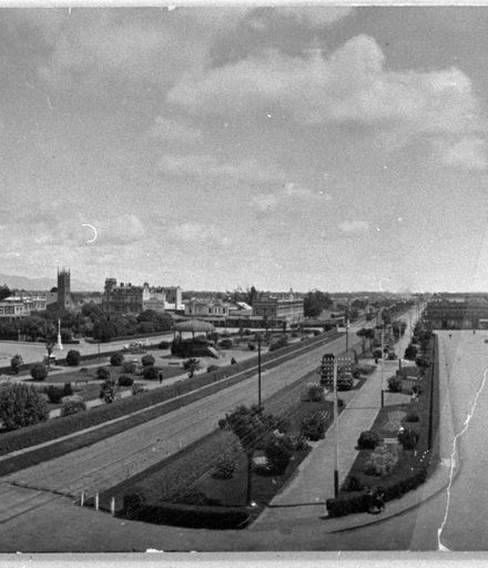 Panorama of The Square from the top of the Post Office - circa 1914-1920