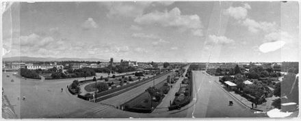 Panorama of The Square from the top of the Post Office - circa 1914-1920