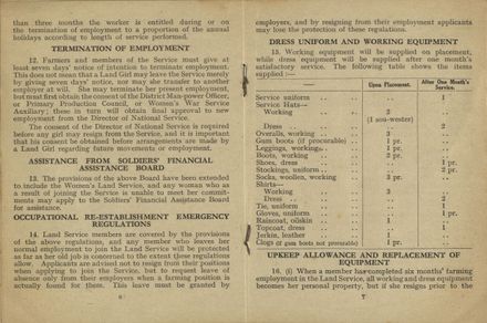 New Zealand Women's Land Service Handbook of Information 4