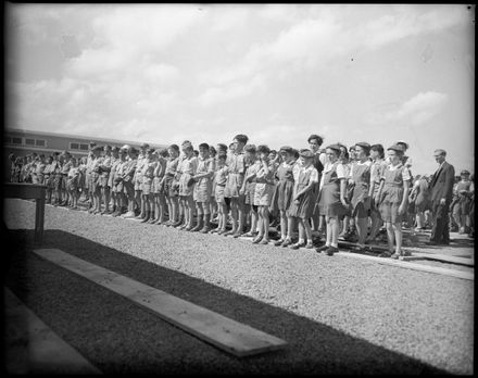 "First Pupils of New School" - Ross Intermediate