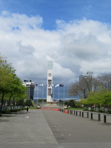 Clock tower in The Square
