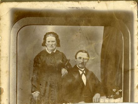 Emma and James Duncan Belk, early settlers in Feilding