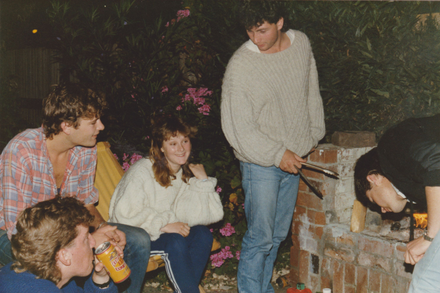 BBQ party at Student Flat - 199 or 203 Broadway Ave - 1988 - Resource cover image