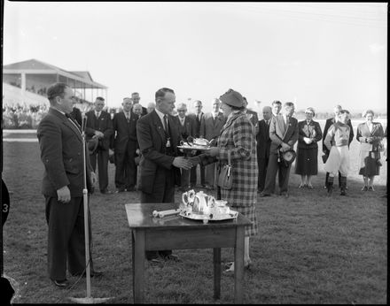 "Presentation to Owner of Mighty Robin."