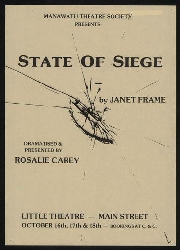 Manawatu Theatre Society poster