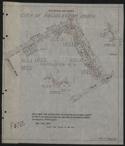 Survey Plans (subdivisions) 1938 - 1951