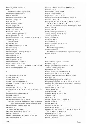 Council and Community: 125 Years of Local Government in Palmerston North 1877-2002 - Page 144