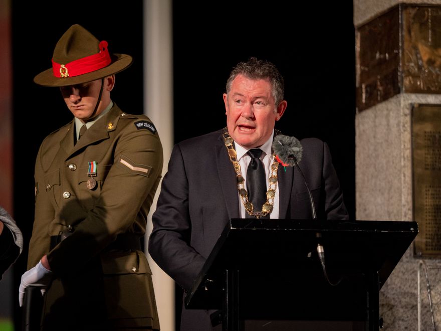 Dawn Service on Anzac Day 2021