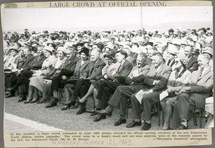 Opening of Milson Railway Station