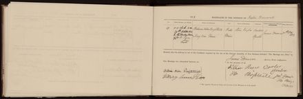 Marriage register 1870 - 1880