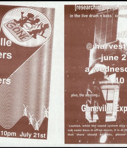 The Stomach - Off/On, Gonville Explorers / Harvesters