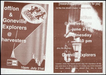 The Stomach - Off/On, Gonville Explorers / Harvesters