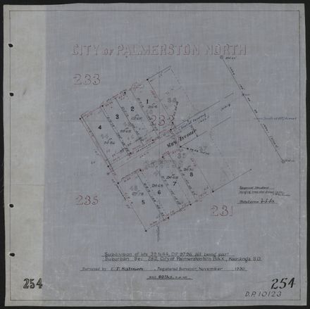 Survey Plans (subdivisions) 1902 - 1939