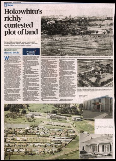 Back Issues: Hokowhitu's richly contested plot of land
