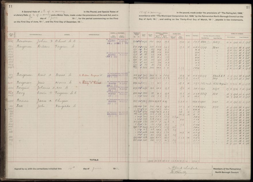 Rate book, 1912-1913 - 2021Pa_PNC2-23-2-V20_034001-0014