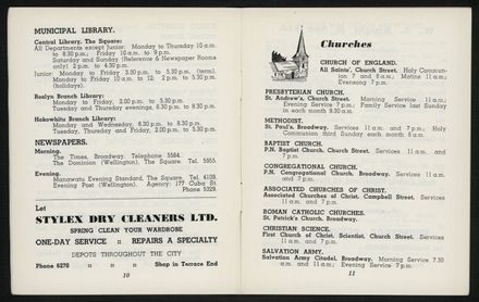 Palmerston North Diary: September 1957 7