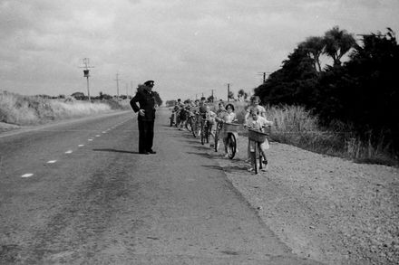 Cycle training at Carnarvon School