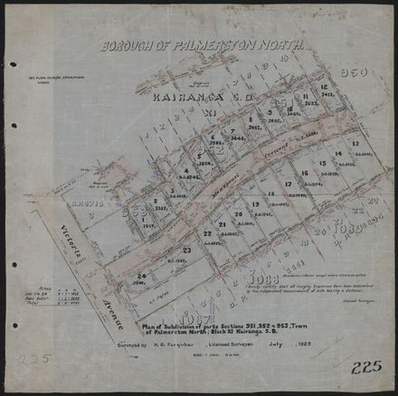 Survey Plans (subdivisions) 1902 - 1939