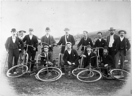 A Group of Cyclists in Feilding