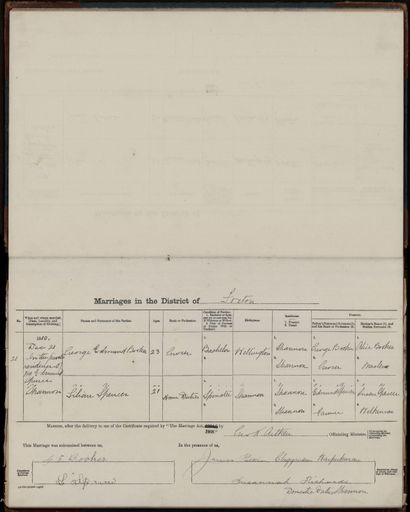 Marriage register 1909- 1927