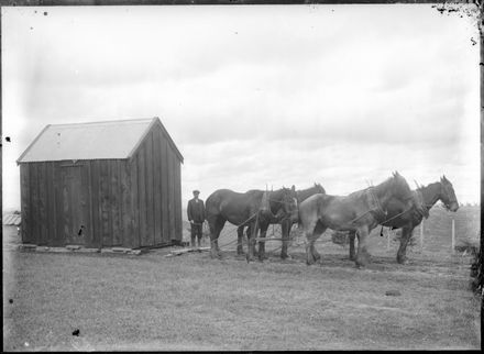 Man with Transporting Shed with Team of Horses - Resource cover image