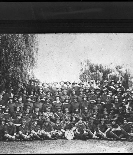 "Members of N.Z. Medical Corps in Camp at Awapuni"