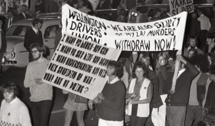 "2000 in Peaceful March Against War"