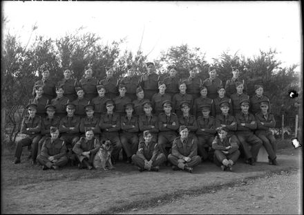 Group of officers and soldiers