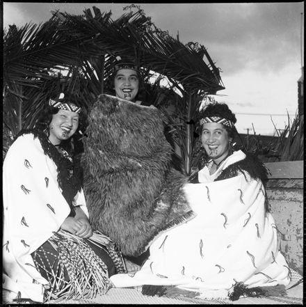 "Maori Setting for Princess Kahu" Candidates for Carnival Queen