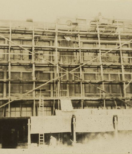 Construction of the Premier Drapery Co. Ltd, The Square