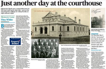 Memory Lane - "Just another day at the courthouse"