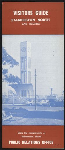 Visitors Guide Palmerston North and Feilding: January-March 1962