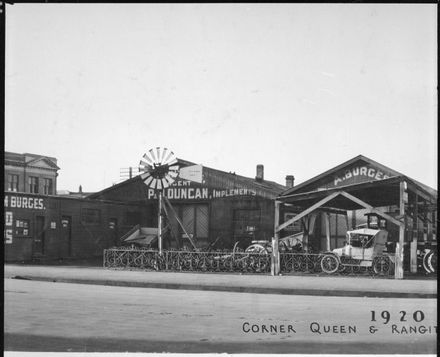 Adam Burges’ business, Rangitikei Street