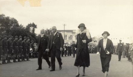 Viscountess Galway visiting Palmerston North