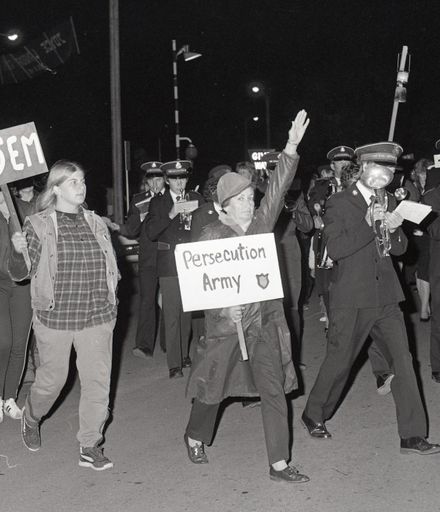 "Feilding Gay Task Force flank Salvation Army centennial march"
