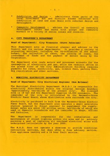Page 5: 'The City Corporation: What it is and what it does'