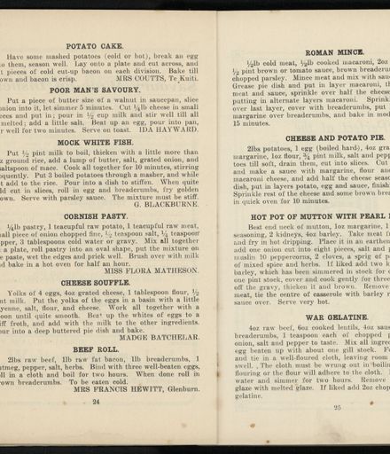 Town and Country Patriotic Women Worker's Cookery Book: Page 14