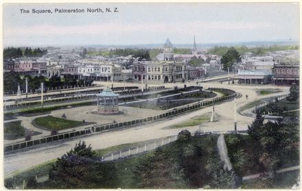 A Colour Postcard of The Square