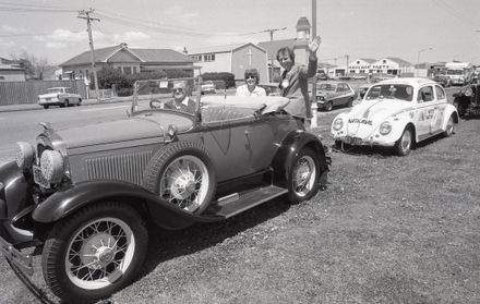 Muldoon 1978 Election Roadshow tours Palmerston North - Michael Cox