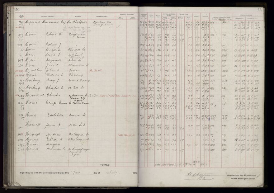 Rate book, 1917-1918 - 2021Pa_PNCC2-23-2-V25_034395-0062