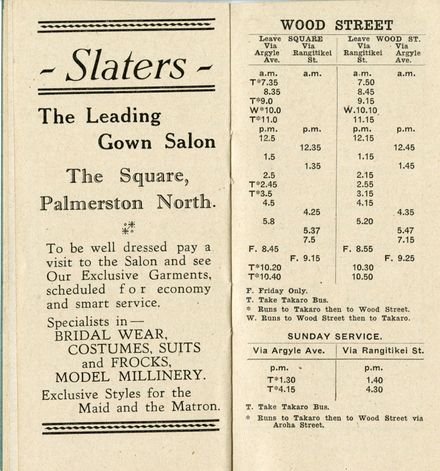 Page 9: Bus, Baths and Library Timetable