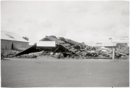 "Garage at P.N. After Storm"