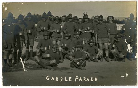 "Gargle Parade" - postcard from Henry Ward