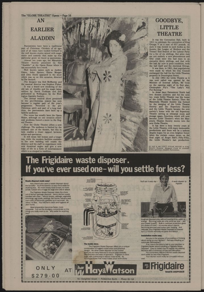 "The Globe Theatre Opens" Commemorative Newspaper 16