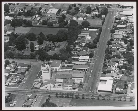 Aerial view of the Lion Brewery