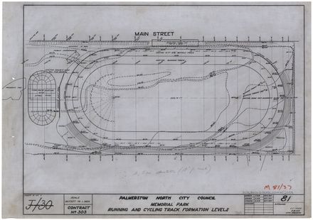 Memorial Park plans - running and cycle track