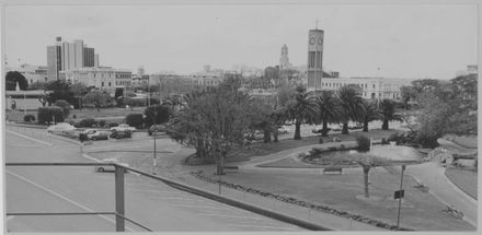 View of The Square from the Second Floor of the Grand Hotel