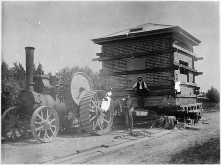 Traction Engine Moving the Morgue